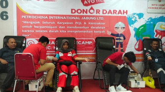 Jaga Stok Darah 23 Rumah Sakit, SKK Migas PetroChina Gelar Aksi Donor Darah 8 Kali Setahun